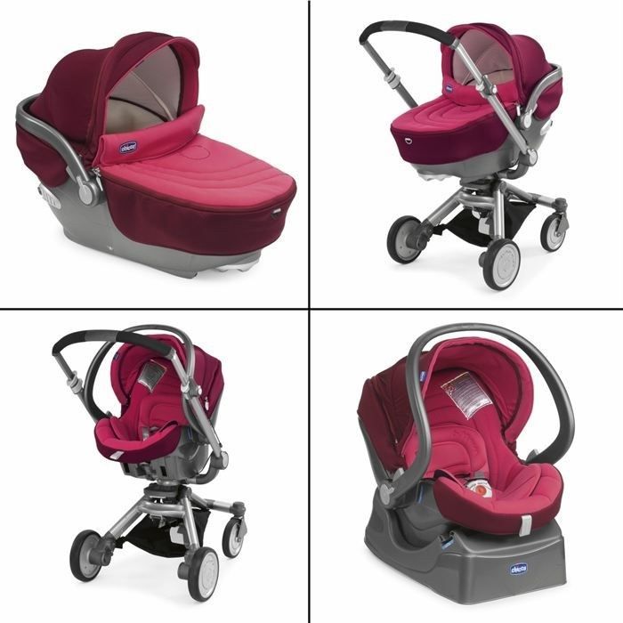 Poussette trio chicco rose new arrivals