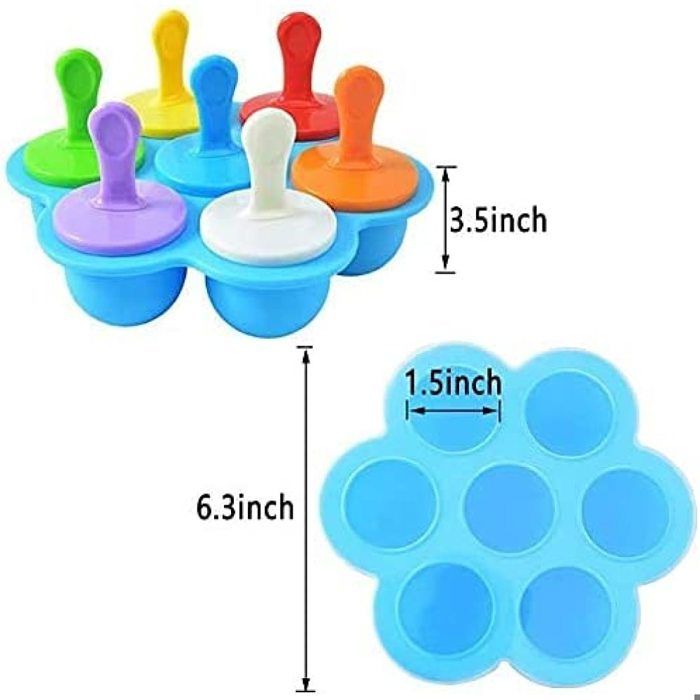Moules à Glace Réutilisables 9 Pièces - Pour Popsicles Maison, Crème Glacée, Yaourt (PP Alimentaire) - 2