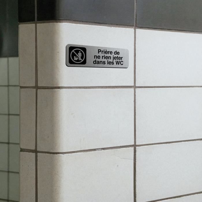 Plaque Signalétique Flèche Directionnelle Personnalisable - Alu Brossé 20x6 Cm, Gravure Laser, Adhésif 3M - 10