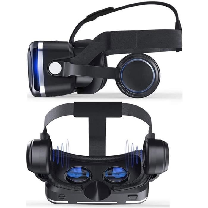 Casque Réalité Virtuelle 3D VR Avec Télécommande - Lunettes VR Anti-Blue Light Pour Films Et Jeux Smartphone