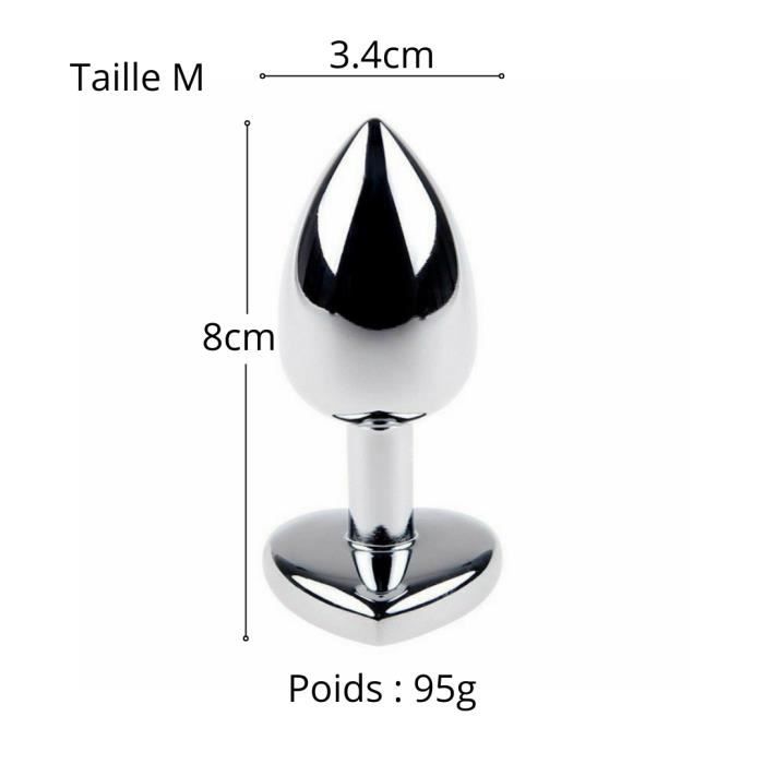 Plug Anal 'Rosebud Violet' En Acier - Sex-toy Intime Pour Femme, Homme Gay, Plaisir