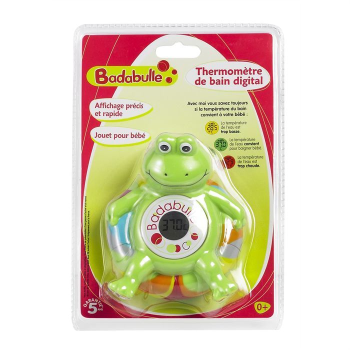 Thermomètre De Bain Bébé Numérique LED - Forme Baleine - Étanche - Plage 0-99°C - Alerte Couleur - 10