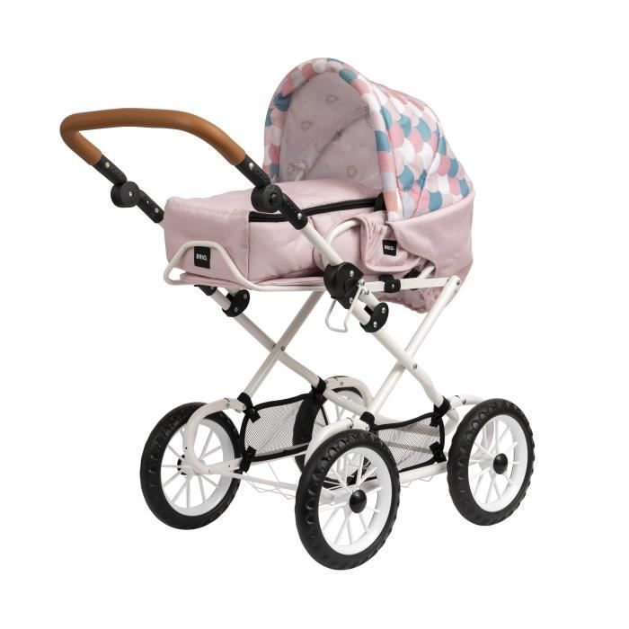 BRIO 24891375 POUSSETTE COMBI 3 EN 1 IMPRIME SCANDINAVE