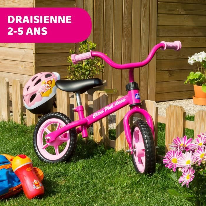 CHICCO Velo Draisienne Rose 10 pouces 2 5ans Cdiscount Jeux Jouets