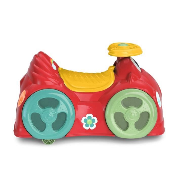Porteur CHICCO All Around Eco Rouge 2 roues libres Coffre de rangement Klaxon Plastique recycle Cdiscount Jeux Jouets