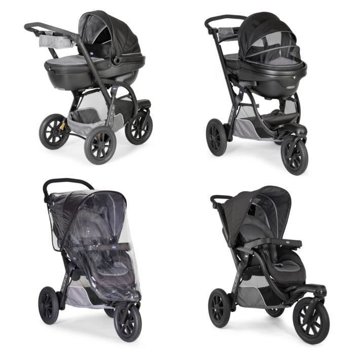 Chicco Trio Activ3 Poussette 3 en 1 Trio avec Se…