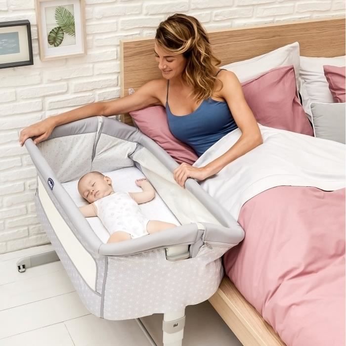 Berceau cododo Next2Me Dream Silver - CHICCO - A partir de 0 mois - Hauteur  réglable - Matelas inclus - Cdiscount Puériculture & Eveil bébé