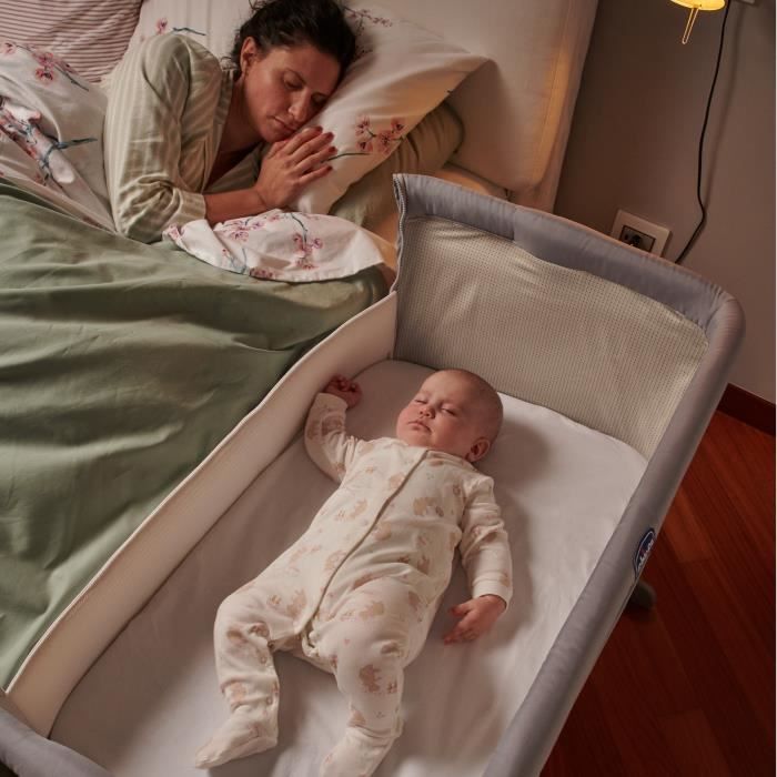 Berceau Cododo CHICCO Next2Me - Grey - Dimensions 88,5 x 56,5 x 66/81 cm -  Pour Bébé de 0 à 6 mois - Cdiscount Puériculture & Eveil bébé