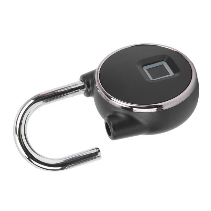 Cadenas à Empreintes Digitales Étanche USB - Serrure Biométrique Pour Bagages Salle De Sport