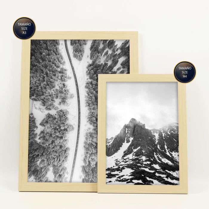 Ensemble De 6 Posters Décoratifs Noir Et Blanc Décoration Murale