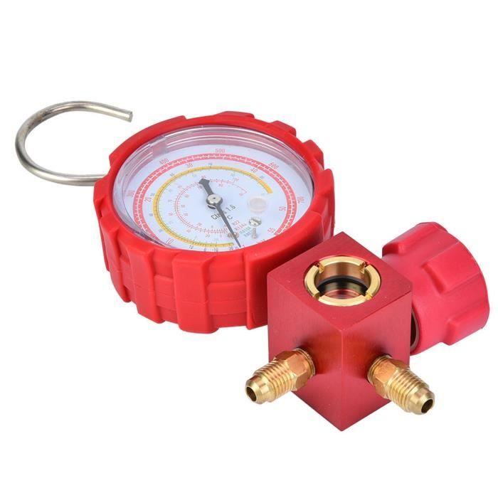Manometre R134a Manomètre pour climatisation haute pression GOTOTOP - adapté R22/R410A ...