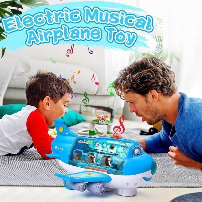 Z Avion À Friction Avec Lumières Sons Jouet Pour Enfants SAR