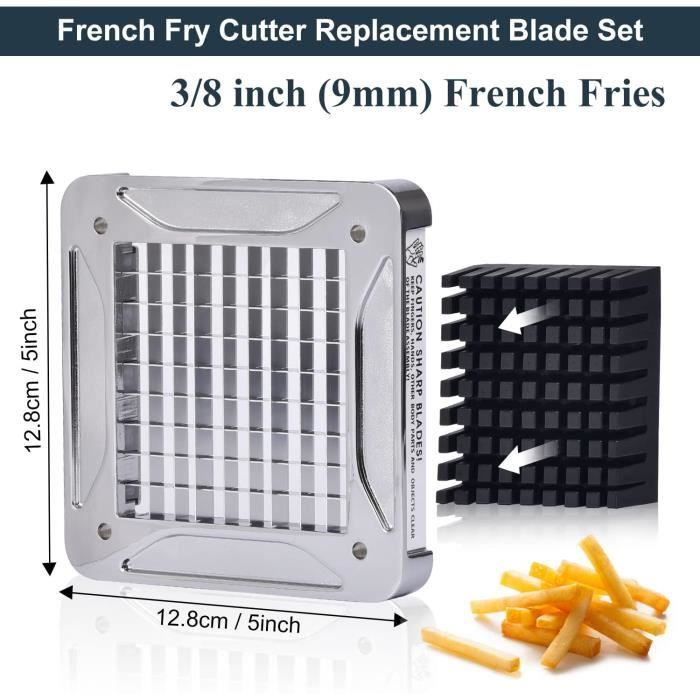 Lame de rechange coupe pommes de terre en cubes 7 à 11 mm - pujadas - -  acier inoxydable7 mm - Conforama