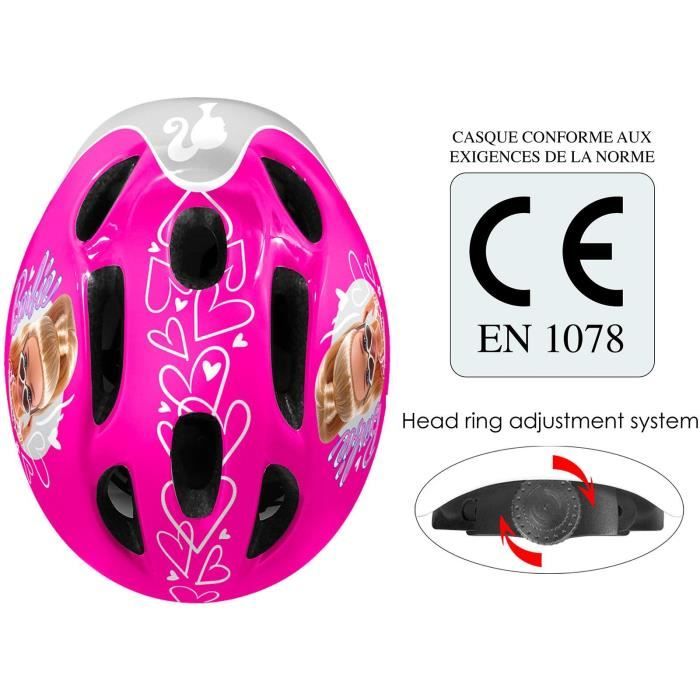 Casque de vélo STAMP Barbie Taille ajustable Confortable