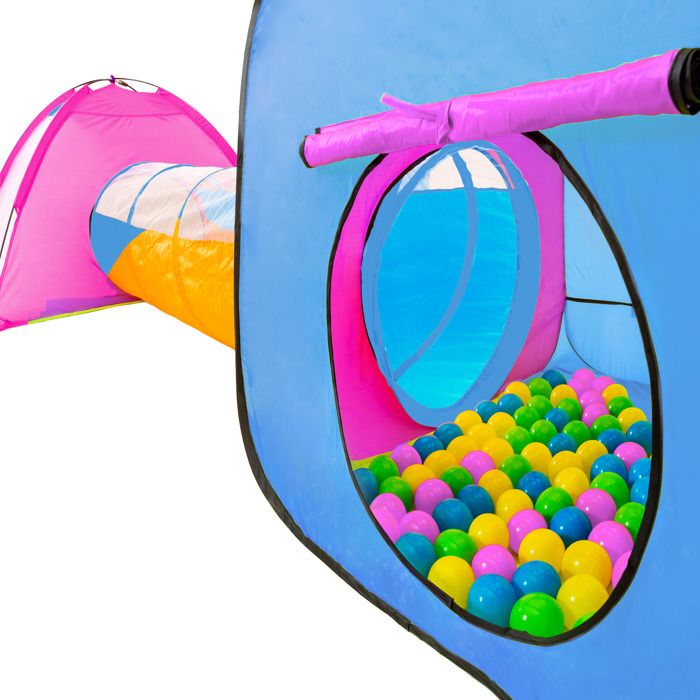 Tente de jeux enfants, avec 200 Balles multi-colores et toit amovible, Pour  l'intérieur et l'extérieur, 86 x 84 x 102 cm acheter en ligne à bas prix