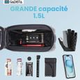 GADISTA® France, Sacoche Cadre de Velo pour téléphone Tactile avec ou sans Touch ID (Jusqu’à 6.5"). Support Telephone Velo étanche-2