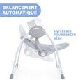 Balancelle Relax and Play - CHICCO - Gris - Balancement automatique - Barre de jeu - Siège rembourré-2