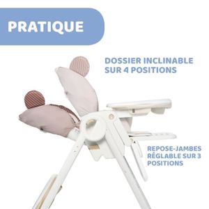 Housse remplacement chaise haute polly progress Chicco - Cdiscount