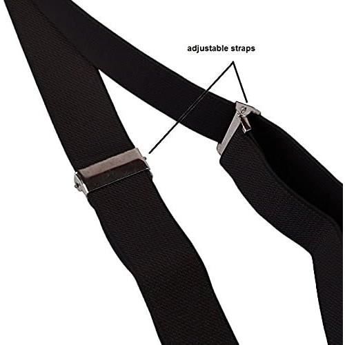 Trimming Shop 35 Mm Men's Suspenders In Classic White