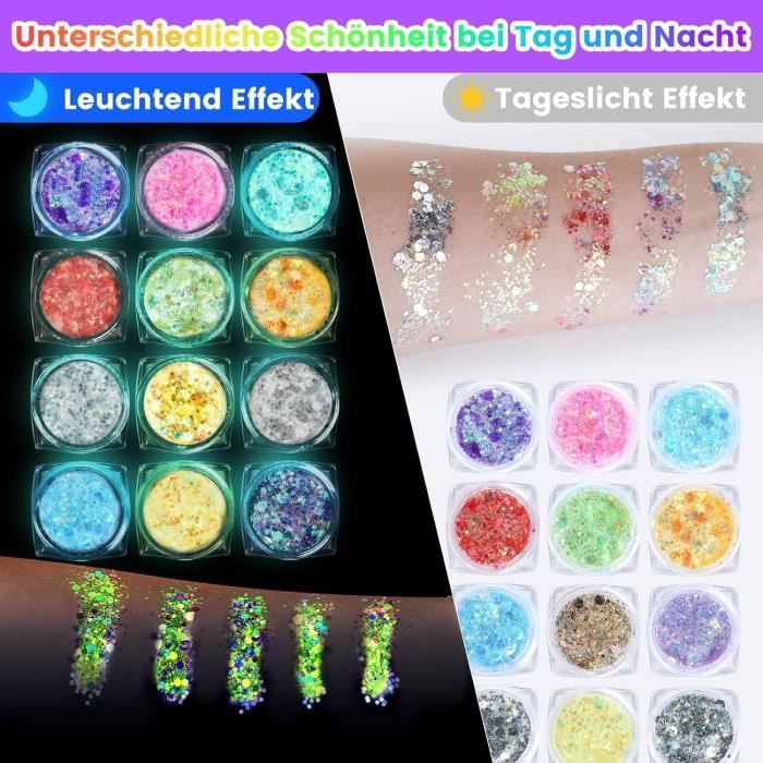 Paillettes Multicolores DIY - 10g - Tailles 6-20 Mm - Matériau PVC - Pour Décoration, Scrapbooking, Ongles, Vêtements