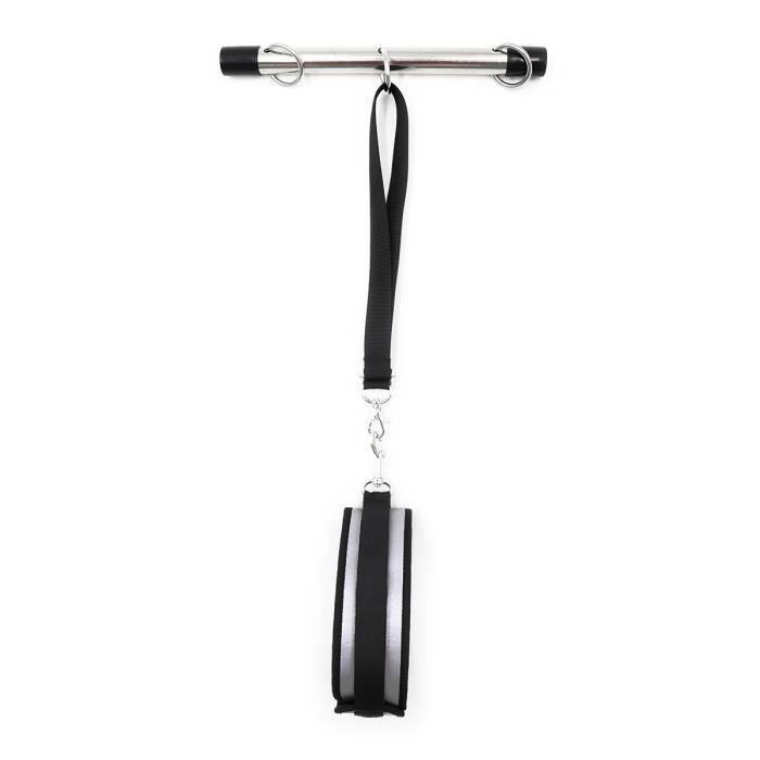 1 Set Sangle De Matelas Fixe En Nylon Poignets Et Chevilles En Peluche