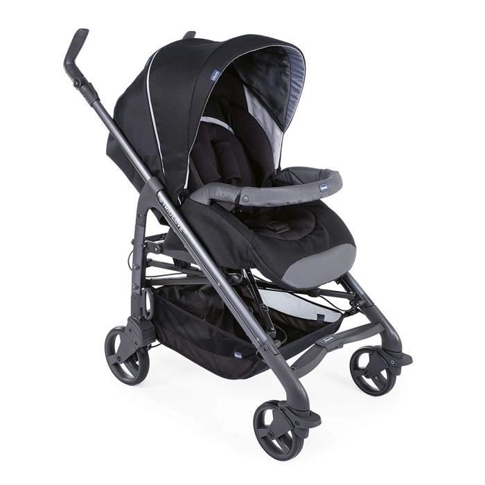 CHICCO Poussette Combin e 3 en 1 Trio Love Up BebeCare Pure Black
