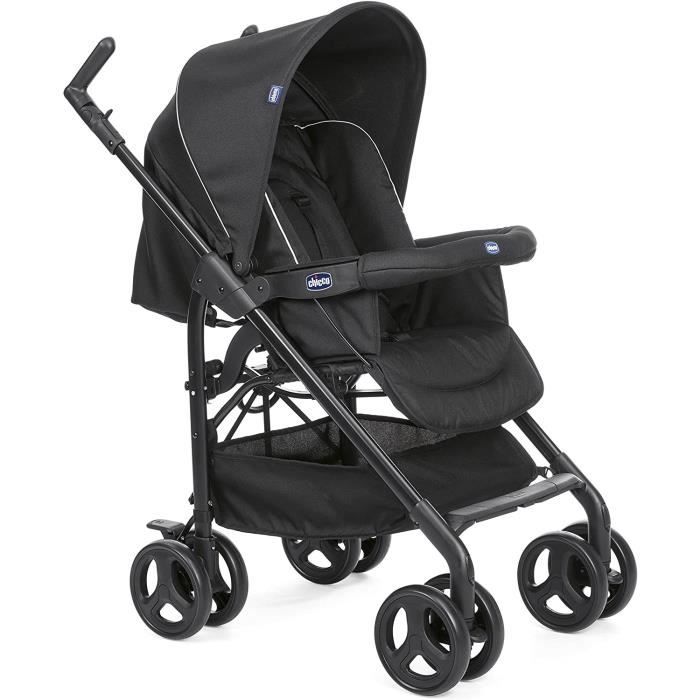 Poussette combinee trio Sprint Black CHICCO Ultra compacte Confort maximum Noir Cdiscount Puericulture Eveil bebe