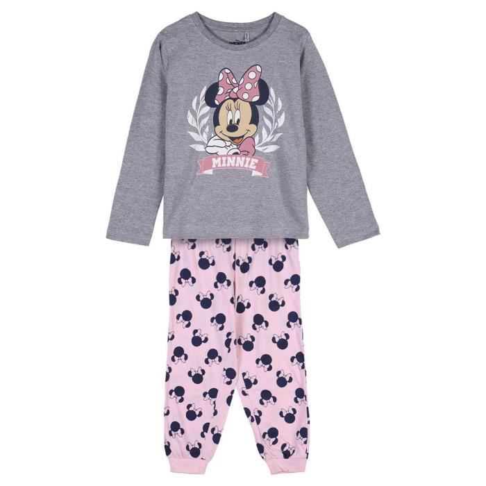 Pyjama long bebe fille Cerda Minnie gray 2 ans Gray Cdiscount Pret a Porter