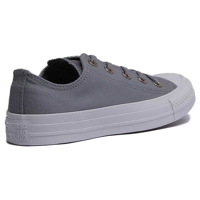 Converses basses grises femme new arrivals
