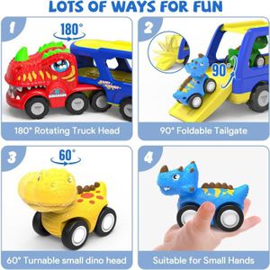 Jouet Voiture Dinosaure Camion Pour Bébé 1-3 Ans - Garçons Et Filles - Jouet éducatif - Neuf En Boîte