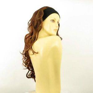 Perruque Avec Bandeau Blond Clair Méché Cuivré - Longue, Synthétique, Taille M, Neuve Avec étiquettes