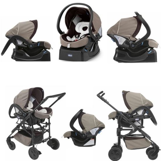 Poussette chicco best sale trio rose