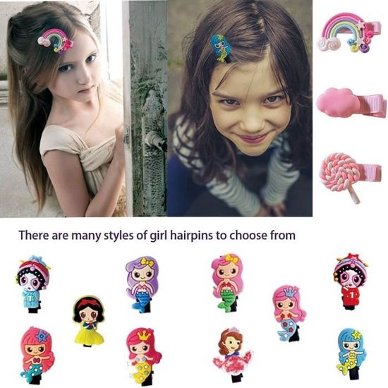 780 Pièces Accessoires Cheveux Enfants - Barrette, Élastiques, Pinces