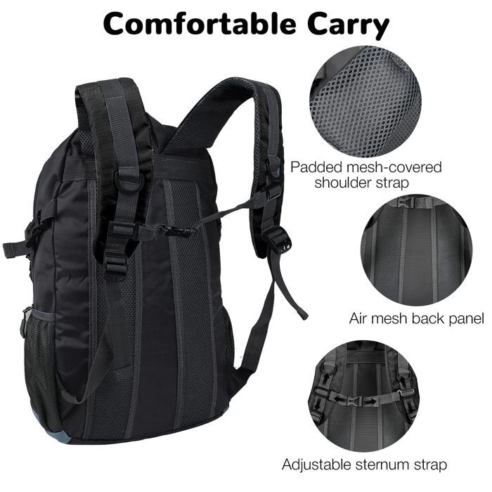 Sac À Dos Sport Trekking Voyage Camping Homme Femme,52x32x22CM,rouge