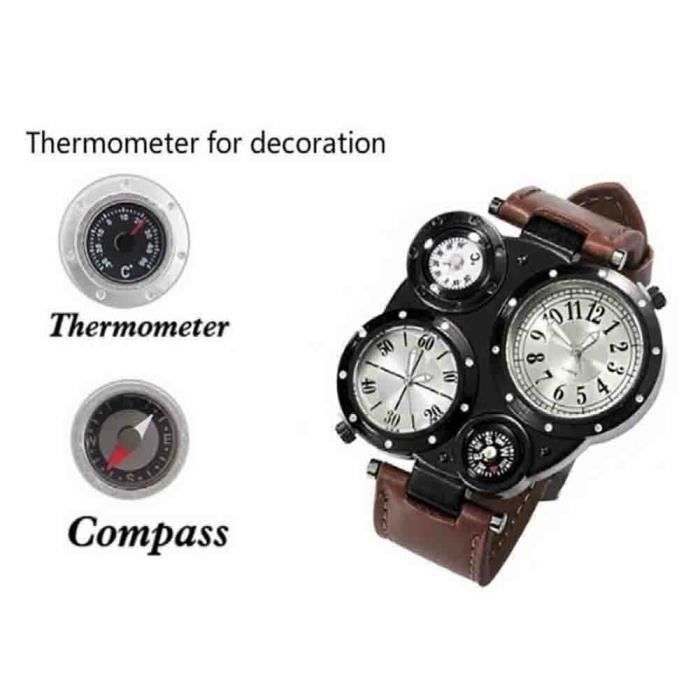 Montre 4 sale cadrans