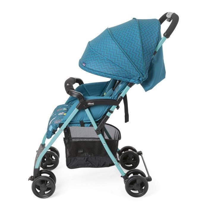 CHICCO Poussette compacte Ohlala 3 Des la naissance Jusqu a 15kg Dossier inclinable Arceau de securite Blue Space Cdiscount Puericulture Eveil bebe
