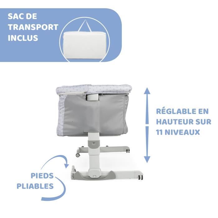 Berceau cododo Next2Me Dream Silver CHICCO A partir de 0 mois