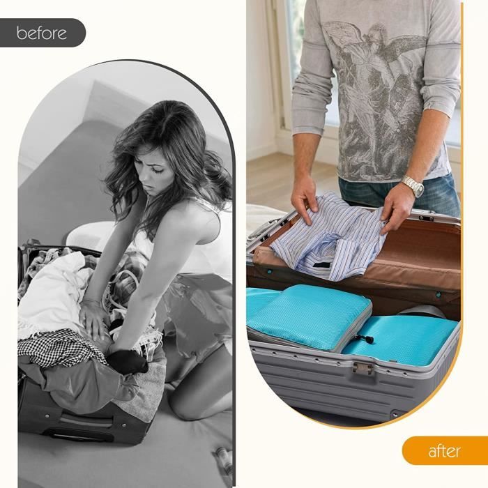 Organisateur Valise Avec Compression PROCHOSEN Organisateur de