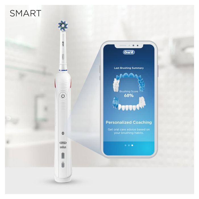 Brosse à Dents Électrique Ultrasons - 4 Brosses, Charge USB, 3 Vitesses - Neuf