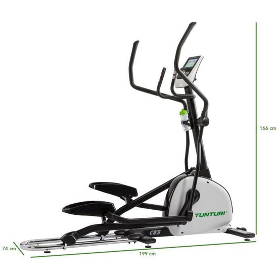 TUNTURI Velo elliptique Roue Avant Endurance C85 Cdiscount Sport
