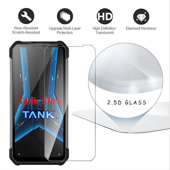 Protecteur D'écran AtFoliX FX-Hybrid-Glass 9H Pour Unihertz Tank 2 - Résistance Maximale !