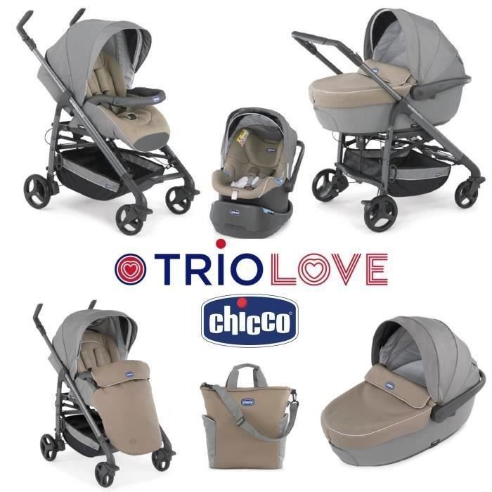 Poussette trio discount love chicco 2016