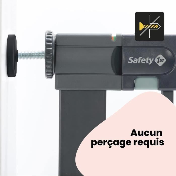 Safety 1st Extension de barrière de sécurité 7cm Noir Métal 2428057000 -  Cdiscount Puériculture & Eveil bébé