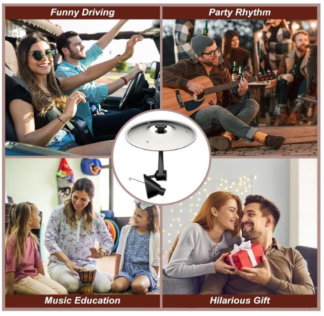 Cymbales De Voiture – Attachent Sur Les Aérateurs – Pour Ambiance Musicale Et Fun En Voiture