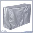 VGEBY Climatiseur extérieur couverture antipoussière/antineige/étanche/anti- pour domicile 3P 2p (80*26*57)