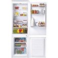 Candy CKBBS 100/1 - Refrigerateur Combiné encastrable - 250 L (190 + 60) - Froid Statique- L 57 cm x H 184 cm-0
