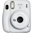 Appareil photo instantané Fujifilm Instax Mini 11 - Blanc glacé - Objectif intégré - Flash haute performance-0