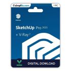 TRIMBLE SketchUp Pro 2025 + V-Ray 7 - Activation Perpétuelle - À télécharger - 1 PC - Non compatible Mac