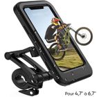 AUDEN COSMA Support téléphone Portable Universel pour vélo Moto, écran Tactile étanche avec Rotation à 360°, Compatible 4,7" à 6,8" Phones