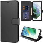 Coque de protection - BOOLING - pour Samsung Galaxy S21 FE - Noir - Synthécuir - Antichoc Souple